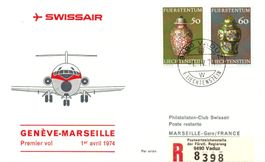 Enveloppes premier vol et commémoratif