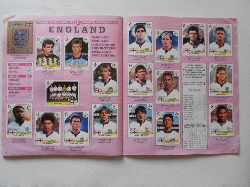 Panini Album: PANINI  -  ITALIA ' 90  WORLD CUP – Usato da Bex venduto da Giorgiob 4