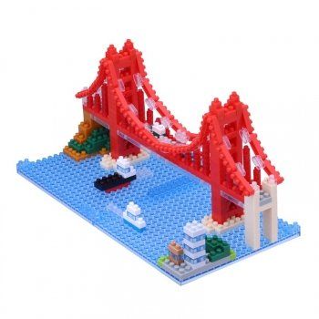 Nanoblock Kit di costruzioni: Nanoblock - Golden Gate Bridge (Level 3) – Nuovo e nell'imballaggio originale da Hochdorf venduto da ruest-online