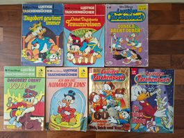 Walt Disney; 7 Stk. Lustige Taschenbücher Donald Duck