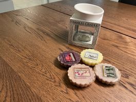 Yankee Candle Wachswärmer mit 4 Duftwachs-Tarts neu