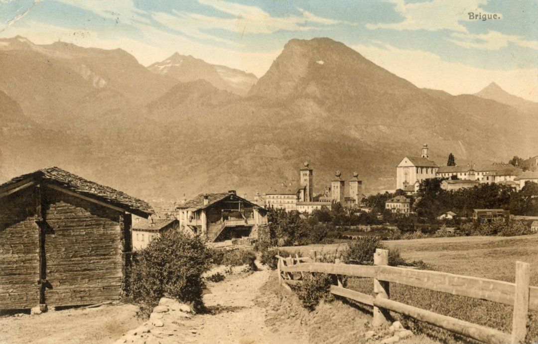 Cartoline postali: Brig   VS           um 1922 – Usato da Brig venduto da Valcards54