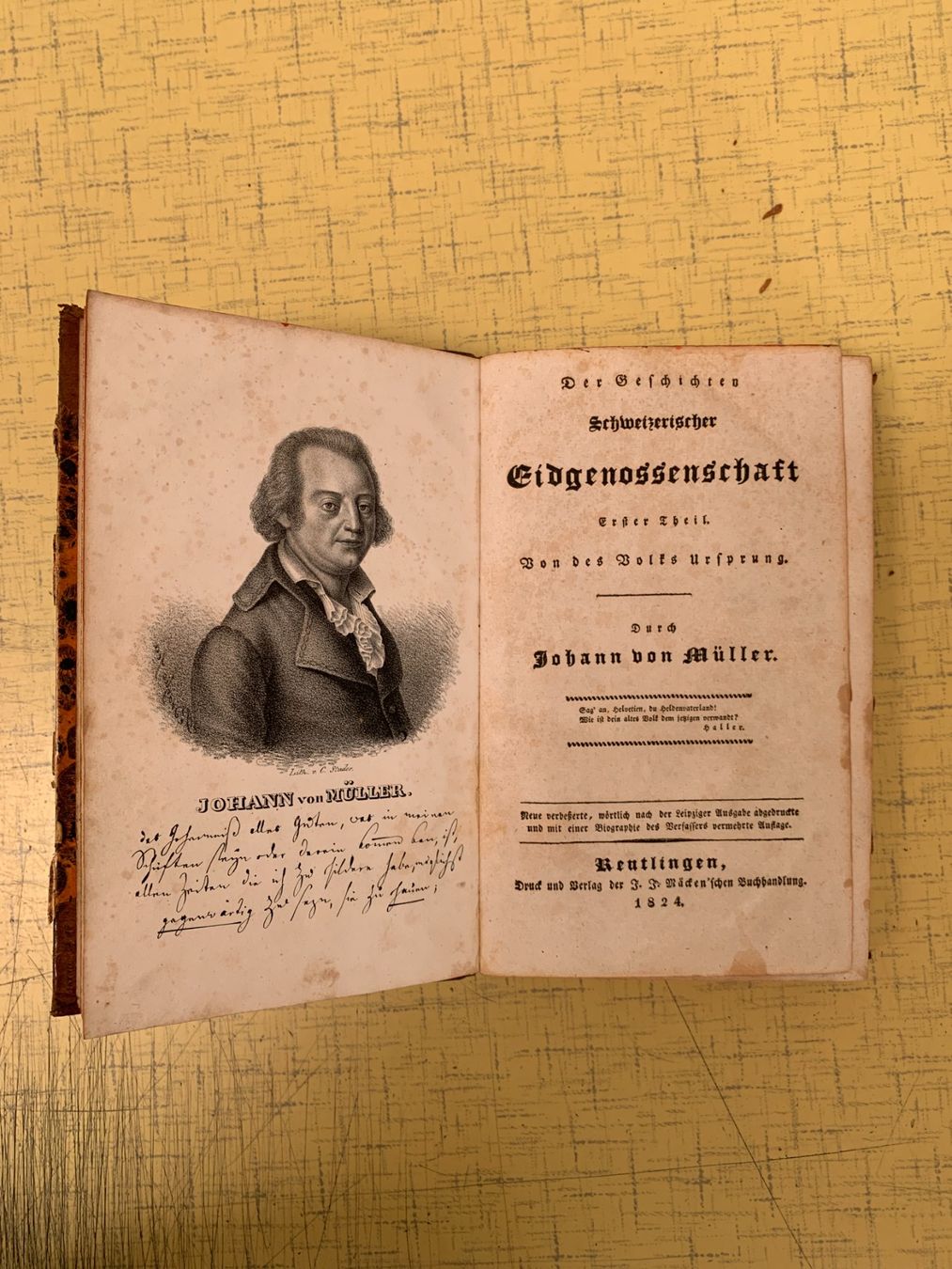 Libri: Johann von Müller's Schweizer Geschichte – Usato da Bazenheid venduto da ebarch 3
