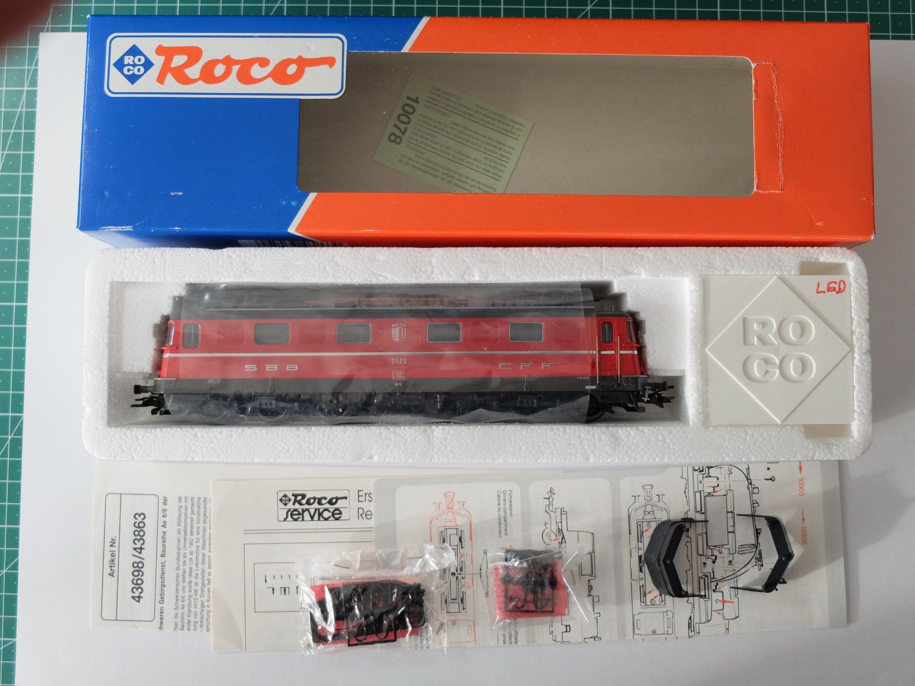 Roco Modelleisenbahnen: Roco Ae 6/6 AC digital mfx – Gebraucht aus Aegerten von Alfmann 4