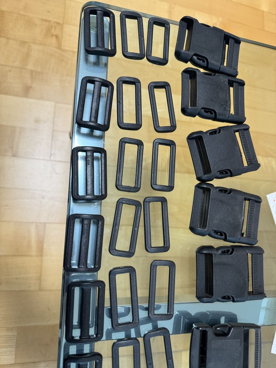 Taschen: Steckschnallen 10er Set 40mm breit – Neu (gemäss Beschreibung) aus Basel von Langot 1