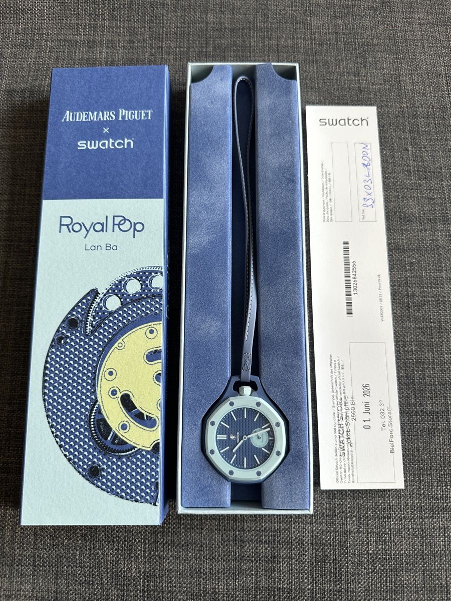 Swatch Orologi: Royal Pop Lan Ba – Nuovo e nell'imballaggio originale da Biel/Bienne venduto da drinufrey
