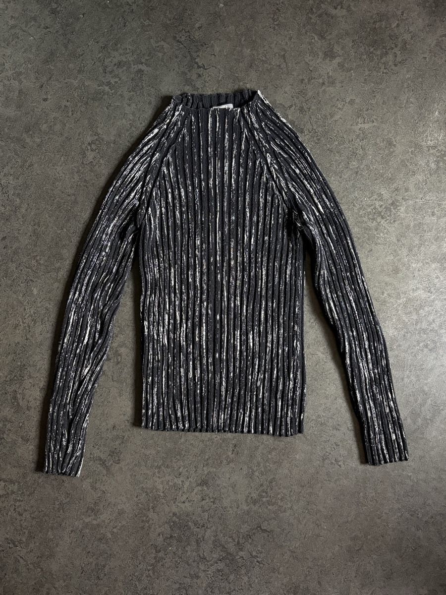 Pullover & Sweatshirts: Pullover schwarz gerippt – Gebraucht aus Zürich von megastored