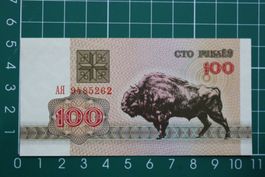 banknote belarus 100 rubles 1992
