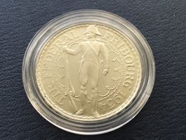 5 Franken Silbermünze FRIBOURG 1934 Unzirkuliert stgl