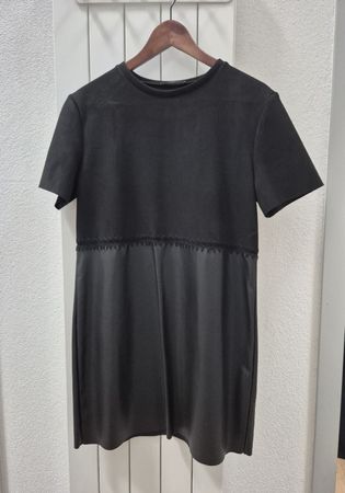 Zara Black Dress Gr. M Autumn Special Chic Casual Look