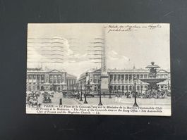 AK 1926 Paris Place Concorde  Frankreich  (G332)