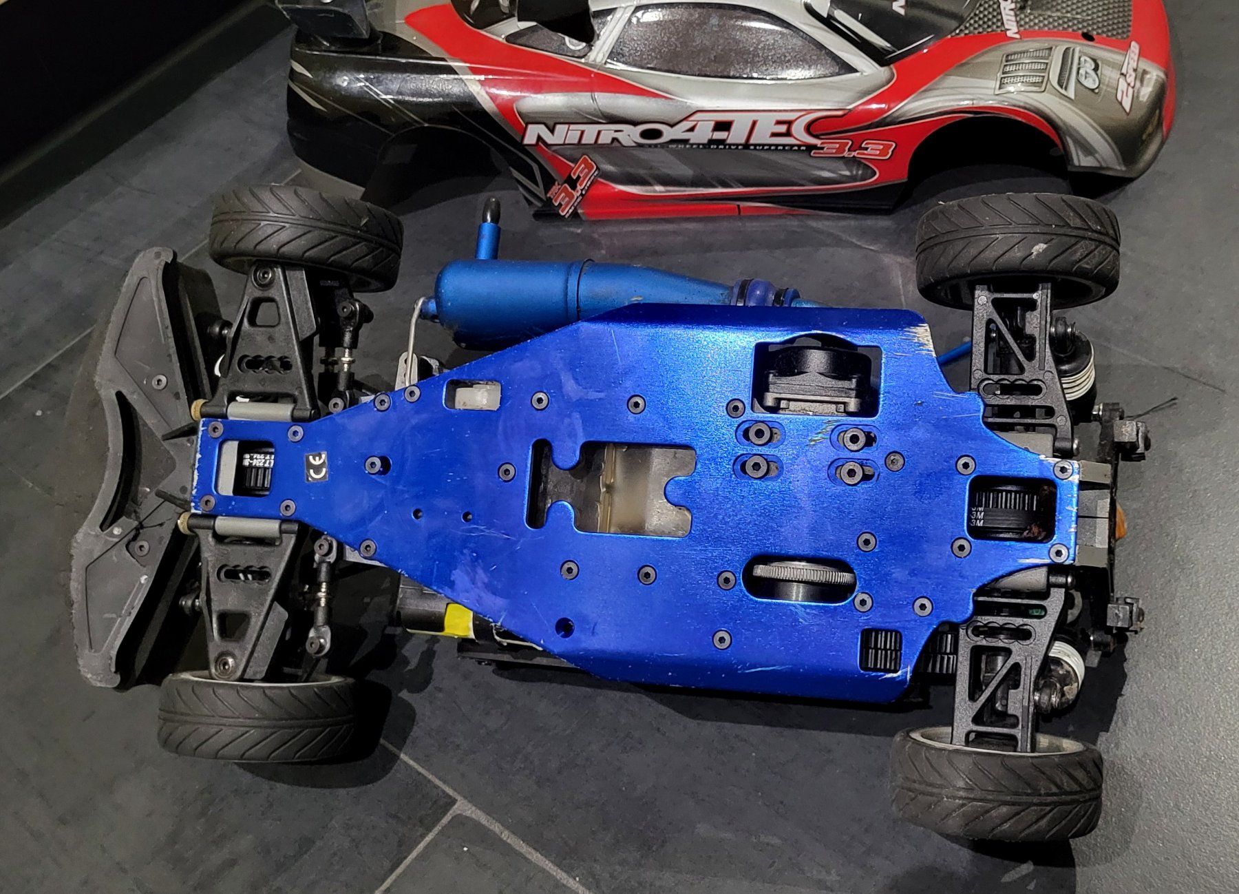 Traxxas Modellismo RC: TRAXXAS NITRO 4-TEC 3.3 mega schnele auto – Usato da islikon venduto da mir_8cbw 6