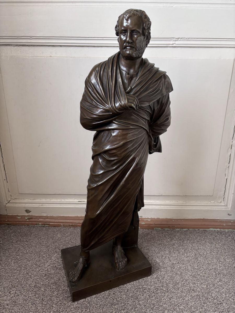 Sculture & Statue: Antike Bronze Skulptur Ferdinand Barbedienne -Aristide – Usato da Kölliken venduto da Sabay2012