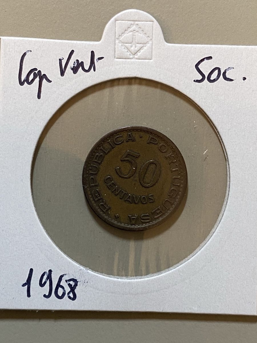 Tutti le monete: Cap Vert (Portugal) - 50 centimes - 1968 – Usato da Payerne venduto da Mike1682
