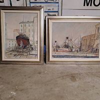 Vendo 2 grandi quadri a tema marinaro