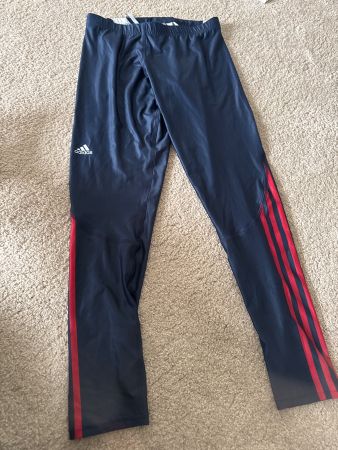 Adidas Laufhose blau rot Gr. M NEU