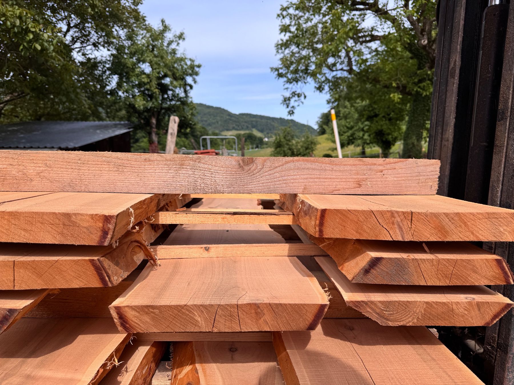 Articoli in legno: Kirschbaum Klotzbretter 45mm Dick – Usato da Embrach venduto da saem82