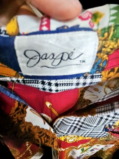 Chemisiers: Jaspé Vintage Patchwork-Print Button-Down-Hemd – D'occasion à Zug par vinokilo 4