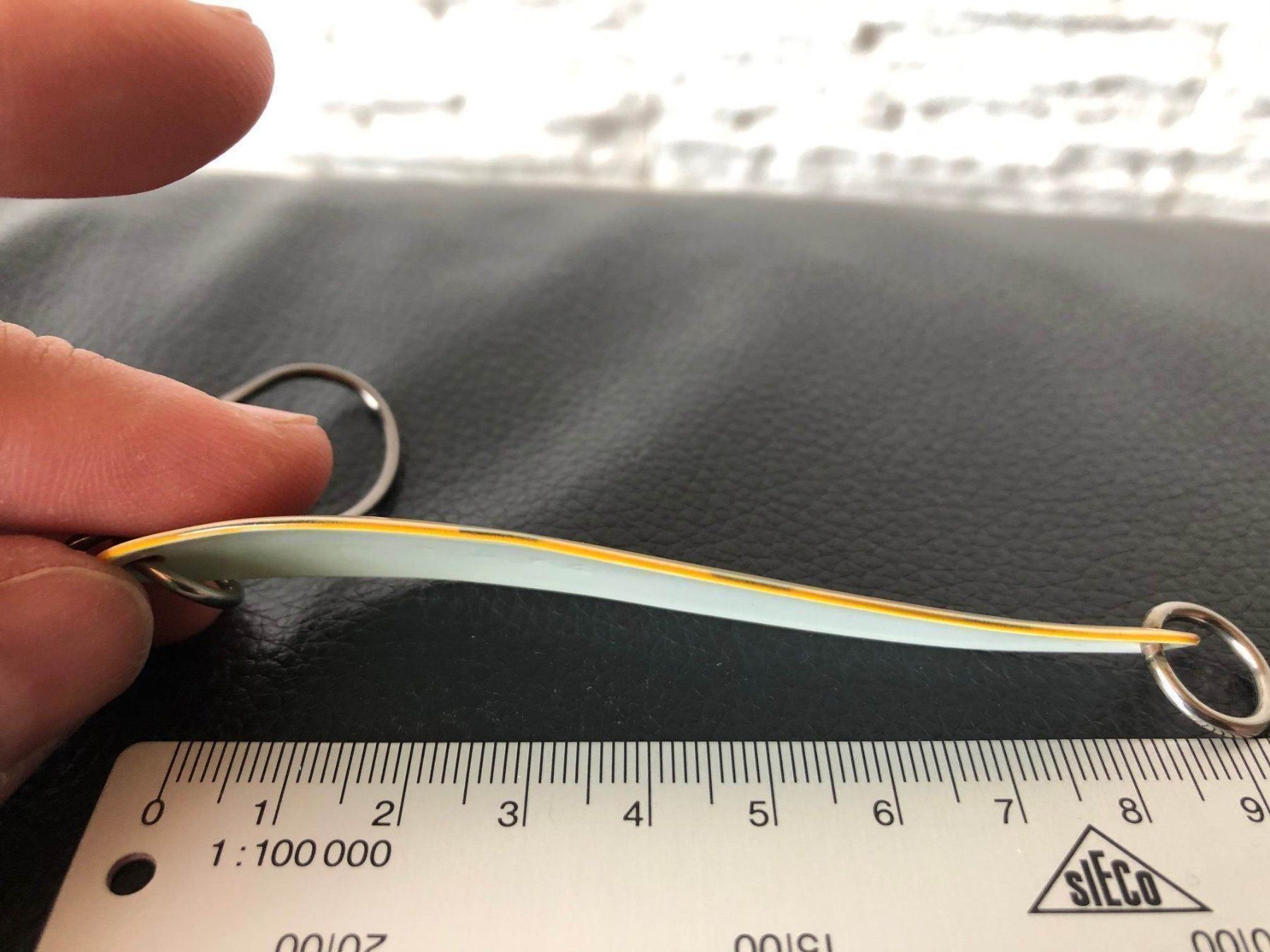 Esche: Schlepplöffel Glow "Perch", ca. 95 mm – Nuovo (secondo la descrizione) da Arbon venduto da Helmuth 8