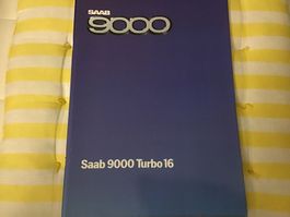 Saab 9000 Turbo 16 Verkaufsprospekt 1984