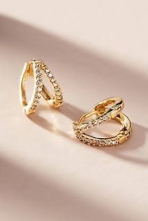 Orecchini pendenti & Orecchini a lobo: Anthropologie stud earrings – Usato da Genève venduto da Ballpencase