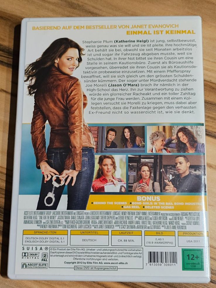 Tutti i DVDs: ONE FOR THE MONEY/ DVD – Usato da Geuensee venduto da jes_9xyk 1