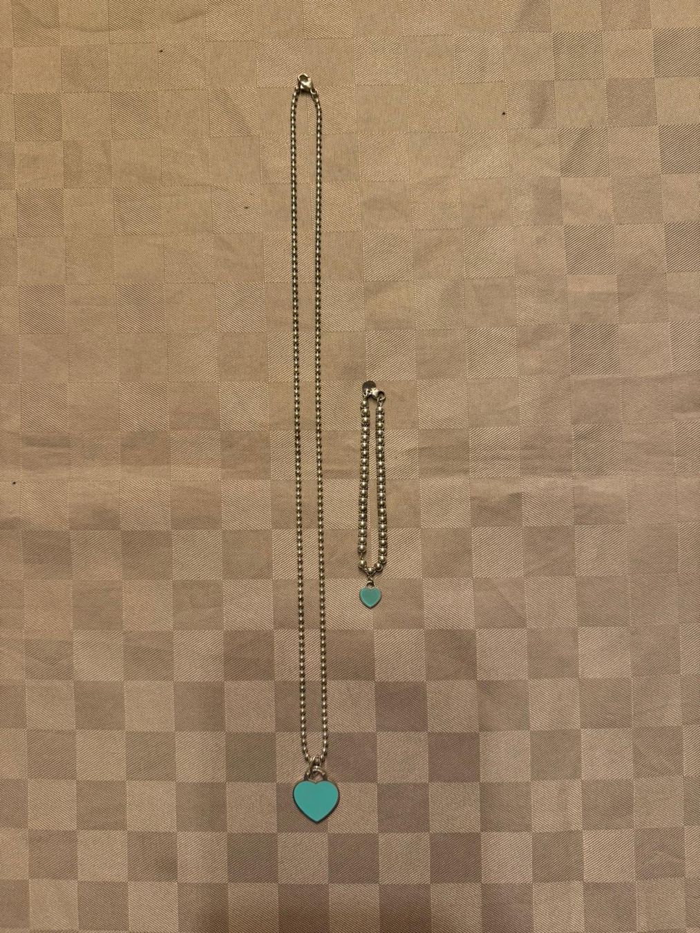 Altri gioielli: Authentic Tiffany & Co. Necklace & Bracelet Set, Silver – Usato da Brunnen venduto da Gari99 2