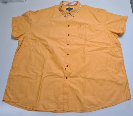 Kurzarmhemd mit Brusttasche 6XL orange Charles Colby