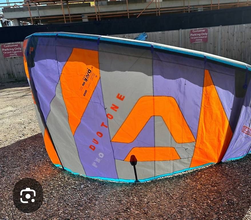 Aquilone: Kitesurf Kite Duatone Dice SLS 13qm Komp. – Usato da Fajauna venduto da hpk_8t7c 1