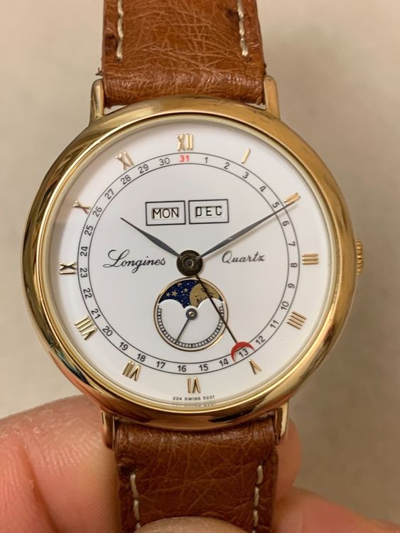 Longines Charleston Mondphase Herrenuhr Acheter sur Ricardo