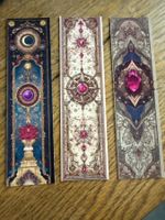 3x Lesezeichen-Buchzeichen-Spirit-Mystik-Symbol-Geist-Ruhe