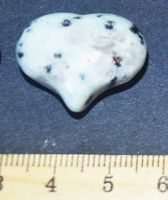 Deko – Heilsteine – R-136 - Lotus Jaspis Herz – 25x20x12mm