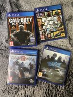 Lot 4 jeux PS4 – GTA V, God of War, BO3, NeedforSpeed