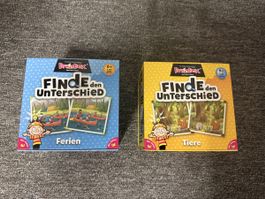 BrainBox Find den Unterschied: Tiere & Ferien, Top Zustand!