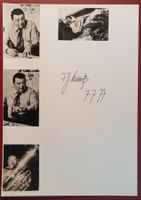 Franz Josef Strauß 1915-88 Autogramm signiert Karte 20x30cm