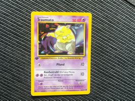 Pokemon Traumato 1. Edition non holo Base Set