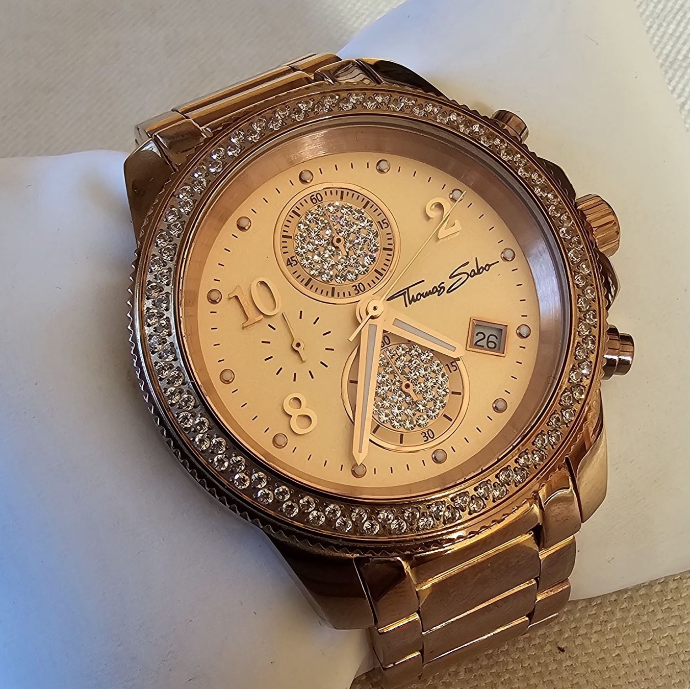 Thomas Sabo Orologi: Thomas Sabo Chronograph Armbanduhr 40mm – Usato da Speicher venduto da Lemore 2