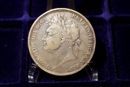 Silbermünze Crown 1821