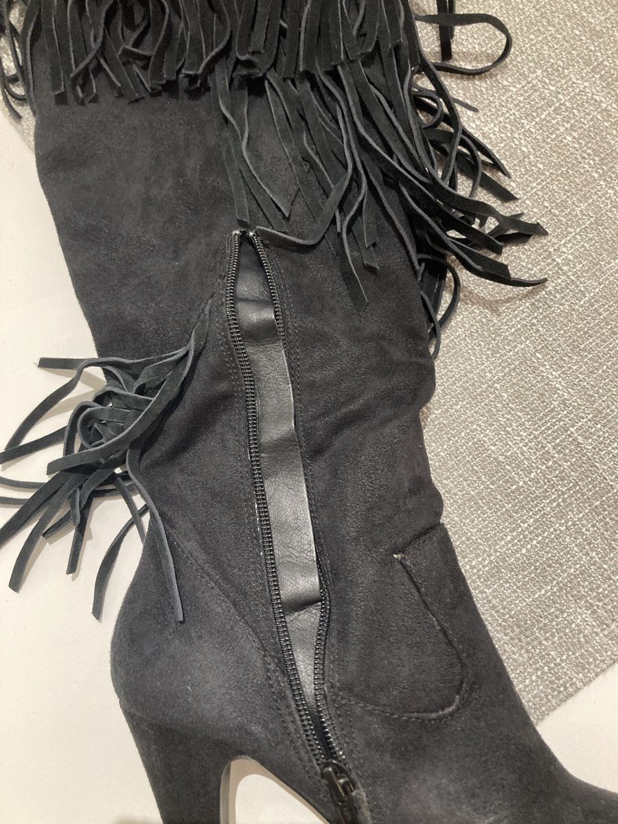 Scarpe da donna: Fransen Stiefel schwarz 38 – Usato da Volketswil venduto da cinicini 7