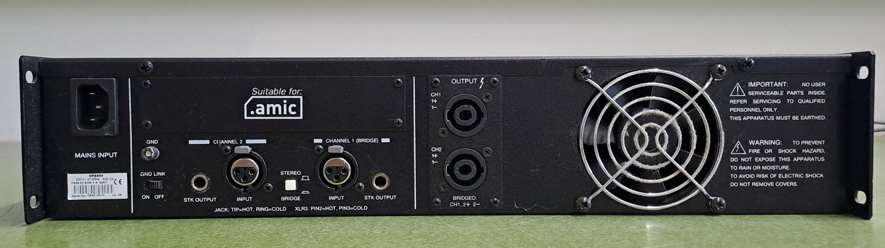 Amplificateurs: Endstufe ECLER DPA600 – D'occasion à Niederuzwil par Waedi1 2