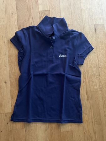 Polo Shirt Asics dunkelblau Grösse S guter Zustand