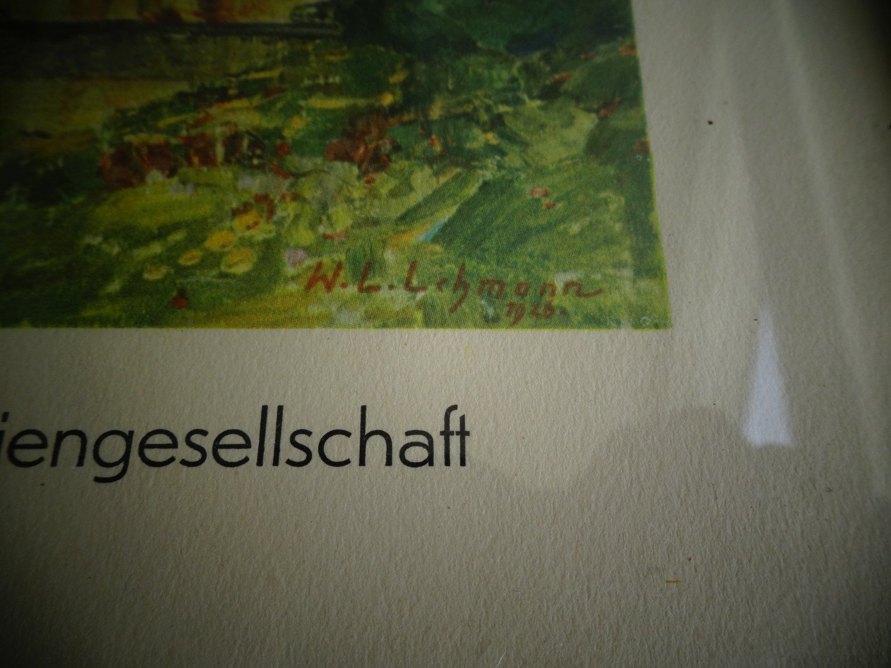 Bilderrahmen: Alter Bilderrahmen könnte ein Aquarell sein – Gebraucht aus Neerach von jenny062 2