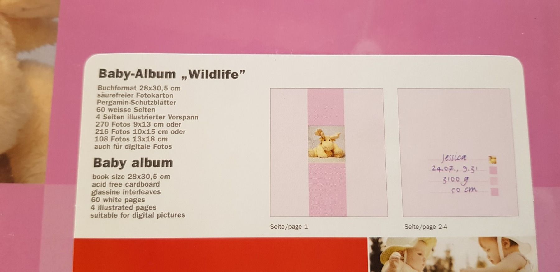 Alben: Fotoalbum Baby / Kinder – Neu und originalverpackt aus Maienfeld von Faentli1 2
