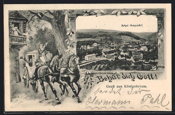 Ansichtskarten: Grusskarten-AK Mögglingen, Totalansicht – Gebraucht aus Berlin von bartko-reher
