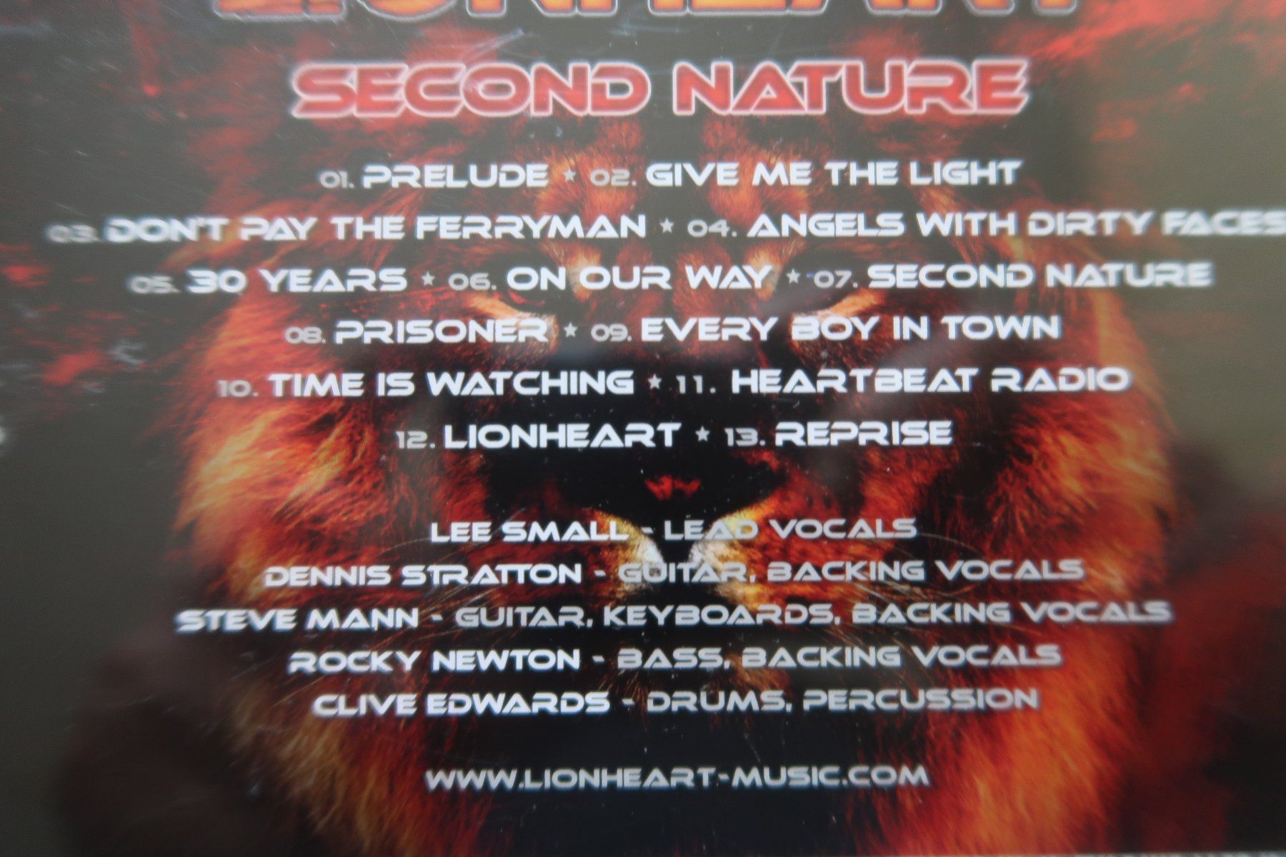 CDs: LIONHEART - SECOND NATURE - AOR MELODIC ROCK CD – Gebraucht aus Basel von Patiscat 2