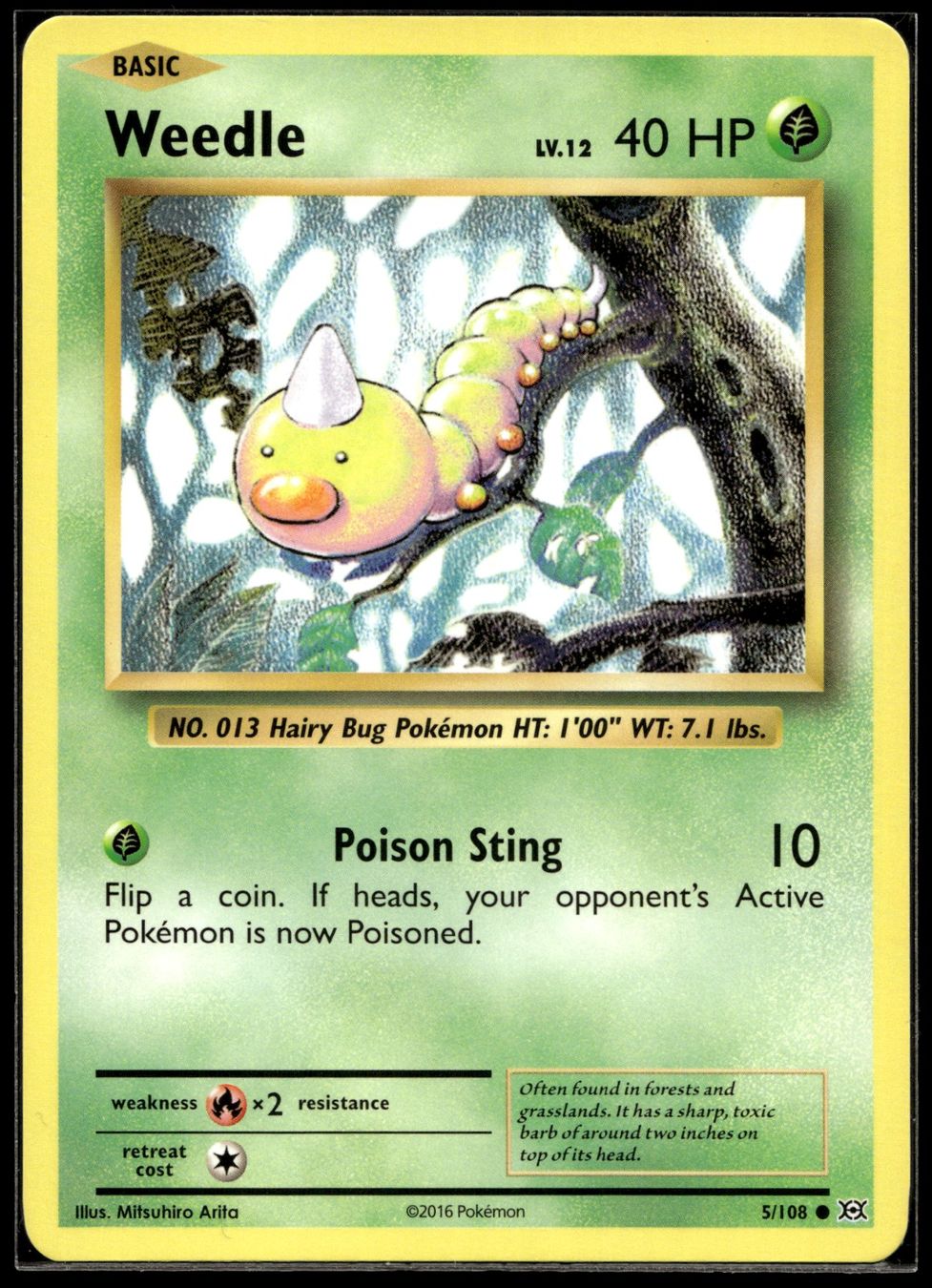 Pokémon Carte collezionabili: Weedle (EVO EN 5/108) – Nuovo (secondo la descrizione) da Affoltern am Albis venduto da Chiesa_5
