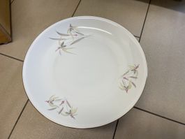 Vintage Servierplatte, Porzellan 31cm Durchmesser