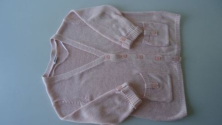 Damart Strickjacke, Gr.46/48, zartrosa, Frühling guter Zusta