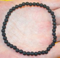 Armband 224 – Lava 4mm Perlen – 21 cm elastisch
