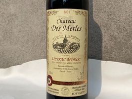 Chateau des Merles 2001 - Listrac-Medoc Wein 0.75l Flasche‪